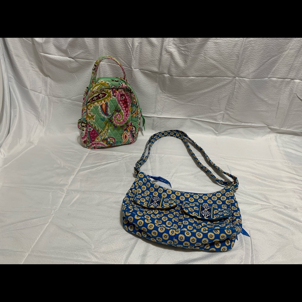 2 Vera Bradley Floral Purses Handbags